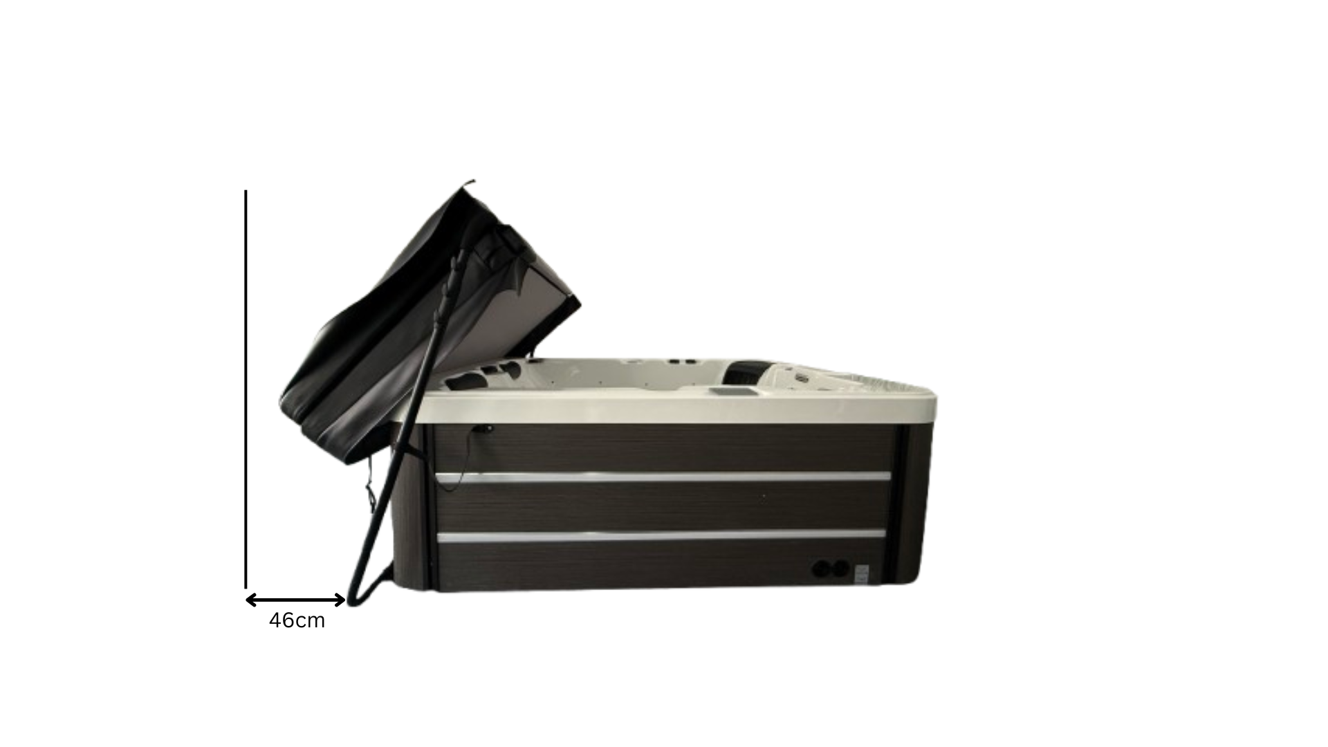 Balearis Easy Lifter - Abdeckungslifter, schwarz inkl. Montageplatten