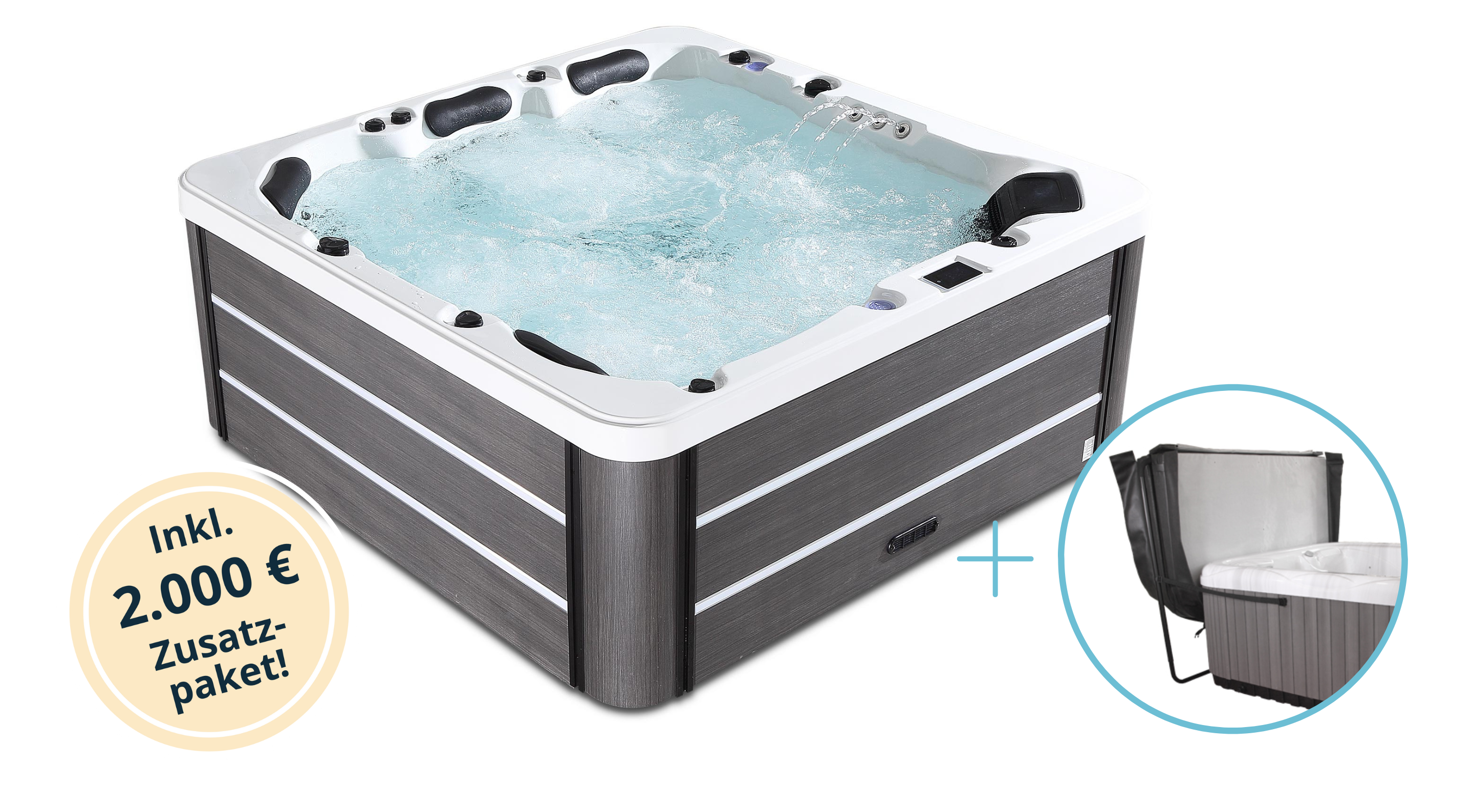 Whirlpool balearis® PRO 5 - Dark inkl. Easy Lifter